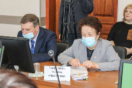 Члены ОО «Союз женщин» г. Искитима, Новосибирской области, приняли участие в работе выездного заседания Общественной палаты Новосибирской области.