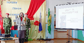 В селе Меньшиково, Венгеровского района, состоялось мероприятие, посвященное памяти  Героя Советского Союза Петра Барбашова.