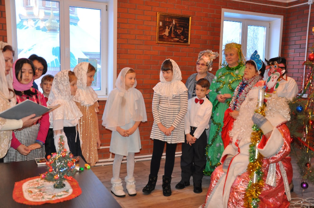 Рождественский праздник в Воскресной школе.